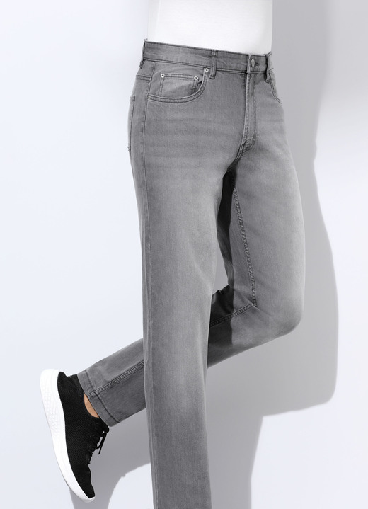 Hosen - Tolle Jeans in 3 Farben, in Größe 024 bis 062, in Farbe MITTELGRAU Ansicht 1