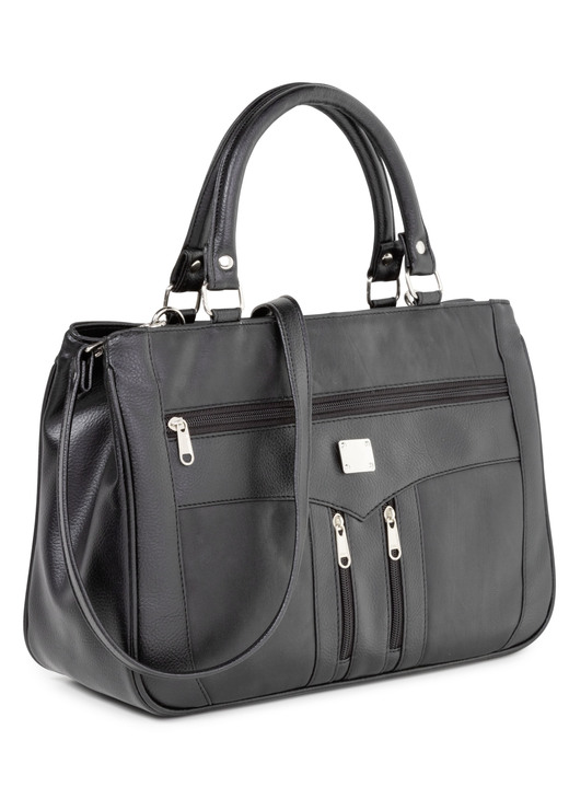 Taschen - Laurina, Tasche, Damen, mit abnehmbarem, verstellbarem Umhängeriemen, in Farbe SCHWARZ Ansicht 1