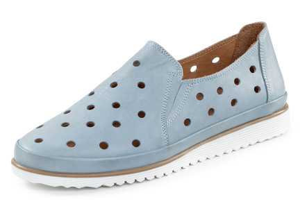 ELENA EDEN Slipper aus weichem Nappaleder mit Lochungen