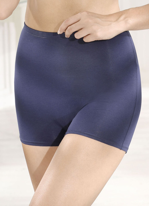 Slips - Zweierpack Pants von Miss Mary mit BIO-Baumwolle, in Größe 1 (38/40) bis 4 (50/52), in Farbe MARINE Ansicht 1