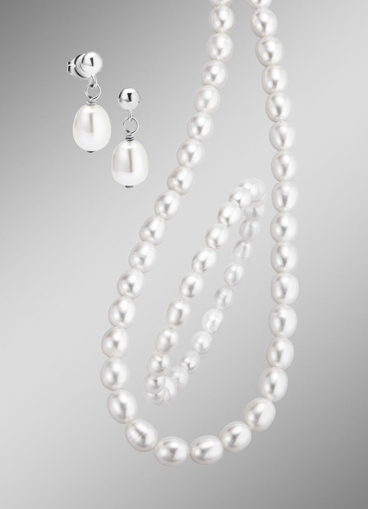 Halsketten & Armbänder - Schmuck-Set, 3-teilig, in Farbe  Ansicht 1