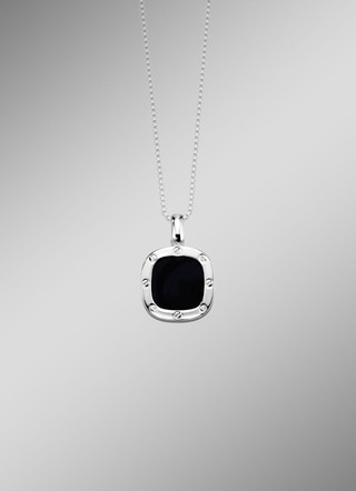 Anhänger aus Silber mit Onyx