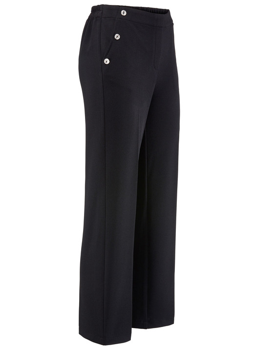 Hosen - Hose in Schlupfform, in Größe 019 bis 054, in Farbe SCHWARZ Ansicht 1