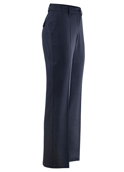 Hosen - Hose mit rückwärtigen Dehnbundeinsätzen, in Größe 019 bis 054, in Farbe MARINE Ansicht 1