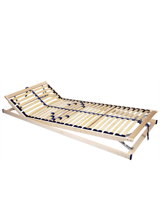 Matratzen & Lattenroste - Federholzrahmen mit elastischen Federholzleisten, in Größe 129 (80/190 cm) bis 135 (140/200 cm), in Farbe , in Ausführung Kopf- und Fußteil nicht verstellbar