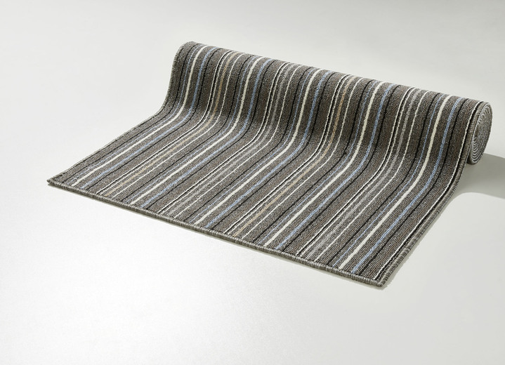 Läufer & Stufenmatten - Ansprechende Läufer nach Maß, in Größe 102 (Läufer, 67 cm breit) bis 106 (Läufer, 100 cm breit), in Farbe ANTHRAZIT Ansicht 1