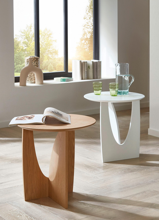 Kleinmöbel - Moderner Beistelltisch, in Farbe EICHE Ansicht 1