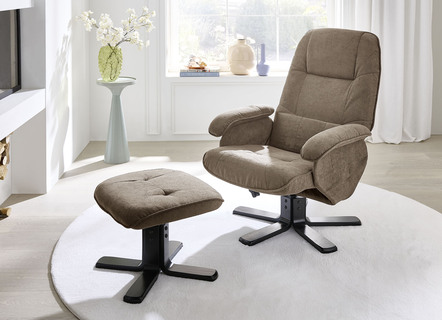 Relax-Sessel mit Hocker