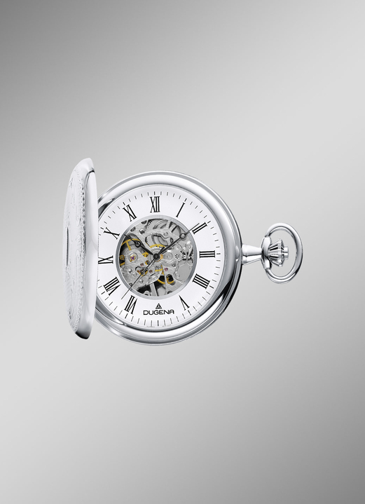 Automatikuhren - Dugena Automatik-Taschenuhr, in Farbe  Ansicht 1