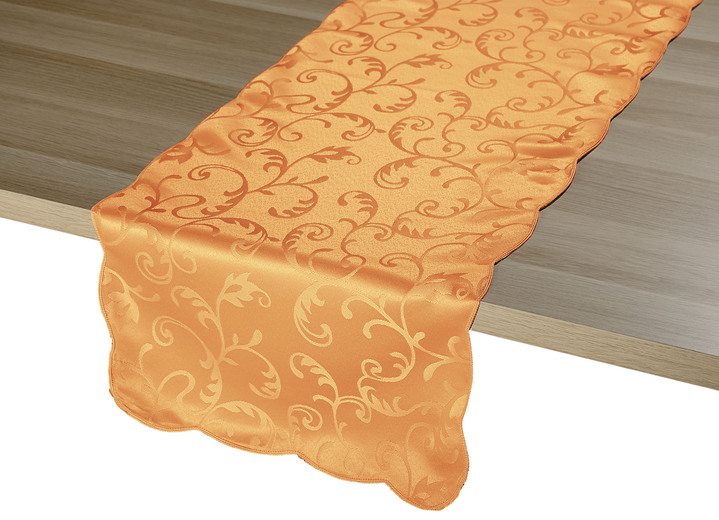 Tischdecken - Pflegeleichte Tischdekoration für drinnen und draußen, in Größe 130 (Tischdecke, 130/160 cm) bis 404 (2er-Set Kissenbezüge, 40/40 cm), in Farbe ORANGE Ansicht 1