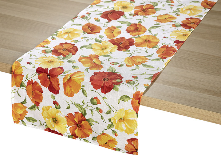 Tischdecken - Tischdecke mit Fleckschutz-Ausrüstung, in Größe 105 (Läufer, 40x140 cm) bis 190 (Tischdecke oval, 140x190 cm), in Farbe MULTICOLOR Ansicht 1