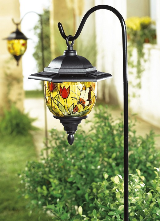 Aus der TV-Werbung - Tiffany-Solar-Hängeleuchten, 2er-Set, in Farbe SCHWARZ