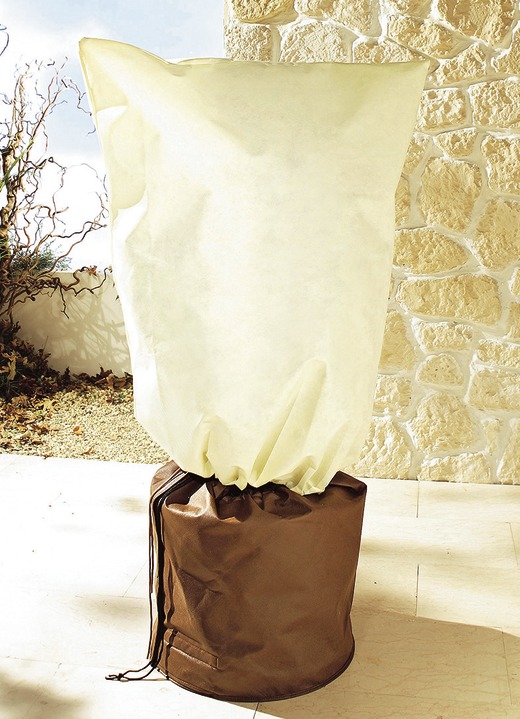 Winterlicher Garten - Kübelpflanzen-Sack Spezial, in Farbe BEIGE