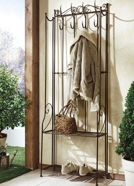 - Garderobe, in Farbe ANTIKBRAUN