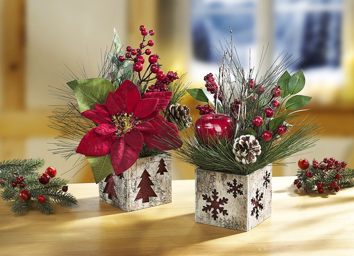Weihnachtsgestecke, 2er-Set - Gestecke & Kränze | Brigitte ...
