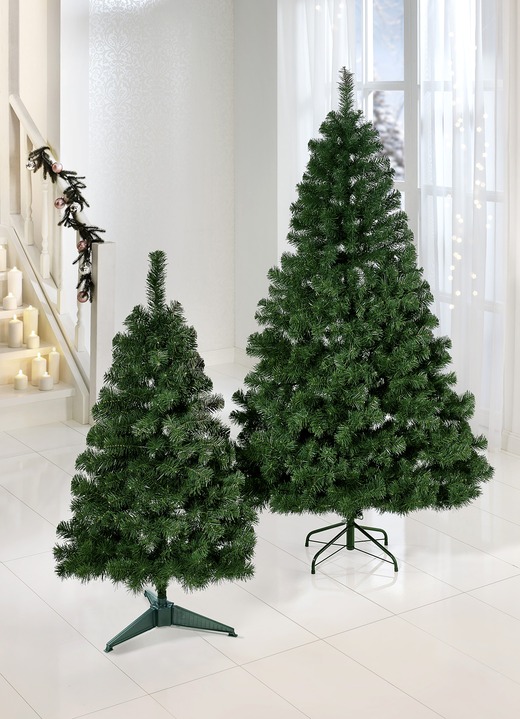 Gestecke & Kränze - Weihnachtsbaum mit Ständer, in Farbe , in Ausführung Höhe ca. 90 cm, max. Ø 44 cm