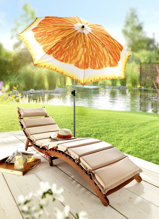 Sichtschutz & Sonnenschutz - Doppler Sonnenschirm, höhenverstellbar, in Farbe ORANGE, in Ausführung Sonnenschirm „Orange“ Ansicht 1