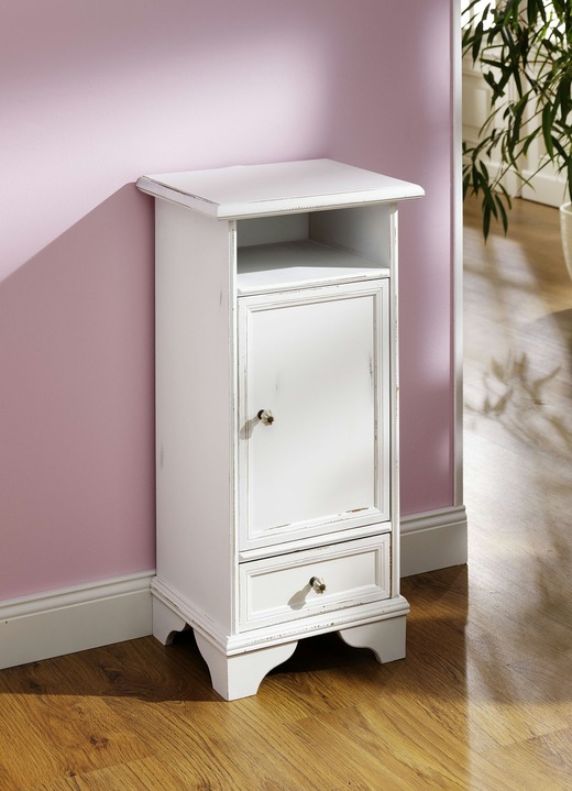 Sideboards & Kommoden - Kommode, 1-türig, mit eingearbeiteten Gebrauchsspuren, in Farbe NUSSBAUM Ansicht 1