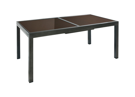 Ausziehtisch mit witterungsbeständigem Aluminium-Gestell