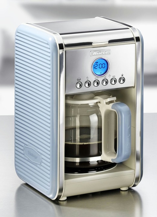 Kaffeemaschinen - Ariete Kaffeemaschine mit Glaskanne und Dauerfilter, in Farbe BLAU Ansicht 1