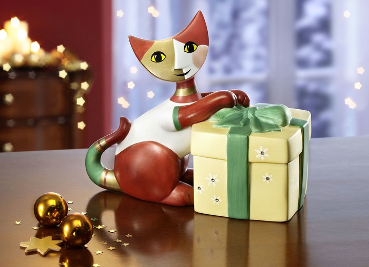 Goebel Rosina Wachtmeister-Exklusiv Weihnachtskatze 2018 - Goebel-Figuren | Brigitte Salzburg
