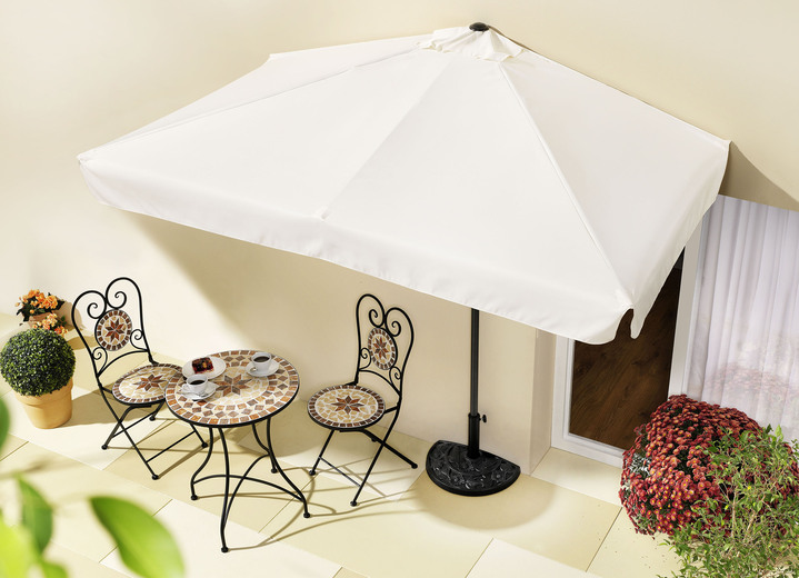Sichtschutz & Sonnenschutz - Schirme mit UV-Schutz 50+, in Farbe BEIGE, in Ausführung rechteckig Ansicht 1