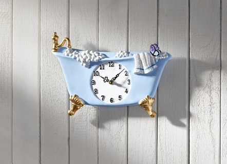 Badezimmer-Wanduhr mit Quarzuhrwerk