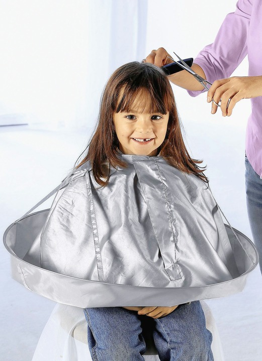 Haarstyling & Haarpflege - Frisuren-Schirm, zusammenfaltbar, in Farbe SILBER
