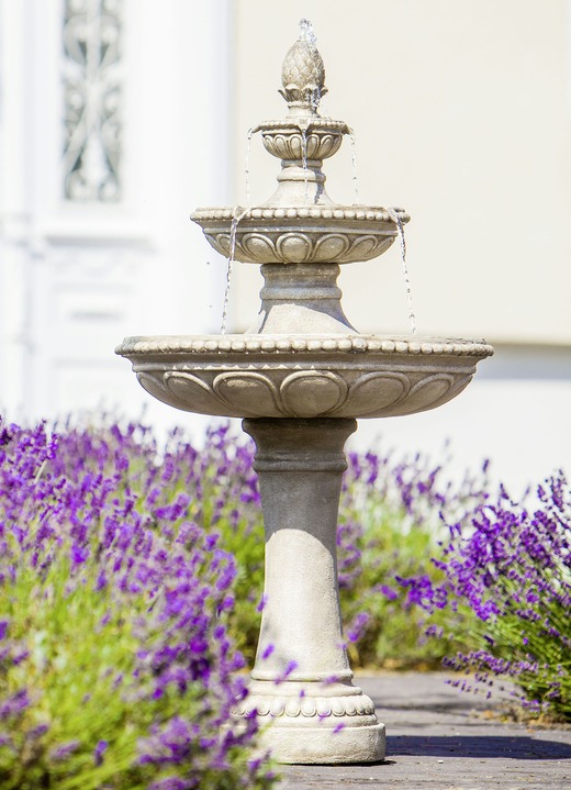 Gartendekoration - Kaskadenbrunnen Ravenna, in Farbe SANDBEIGE
