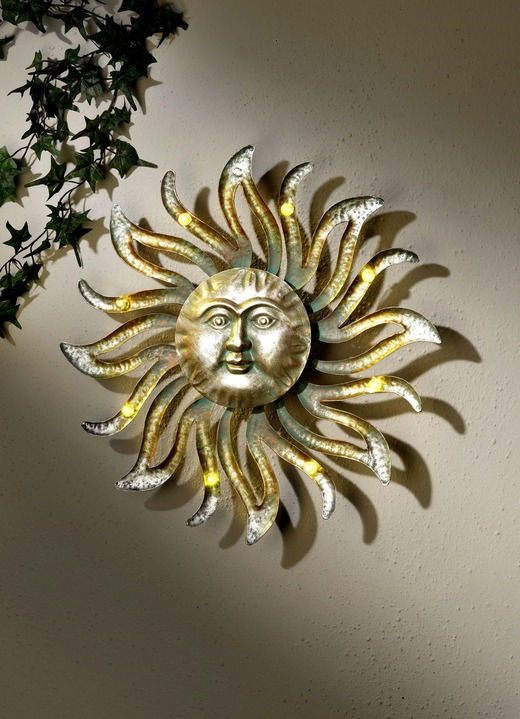 Solar Wanddekoration Sonne Gartenbeleuchtung Brigitte Salzburg Wand dekoration sonne 74cm gold eisen wanddeko ibiza urlaub bild. solar wanddekoration sonne gartenbeleuchtung brigitte salzburg