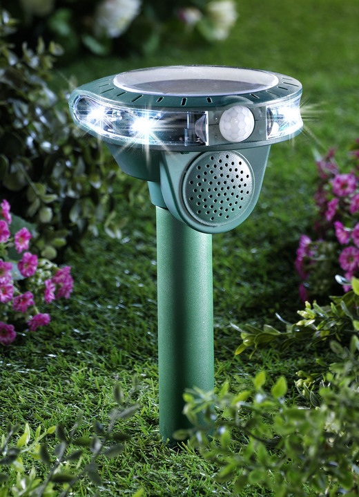 Gartenzubehör - Grundig Solar Tierabwehr-Gerät, in Farbe GRÜN