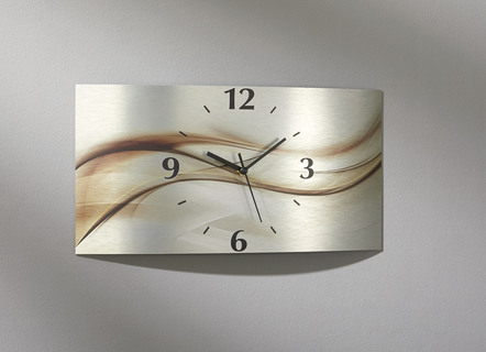 Wanduhr aus Aluminim