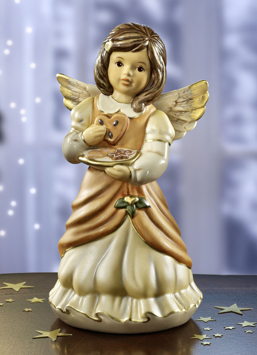 Goebel-Figuren - Engel mit Lebkuchen aus dem Hause Goebel, in Farbe CHAMPAGNER