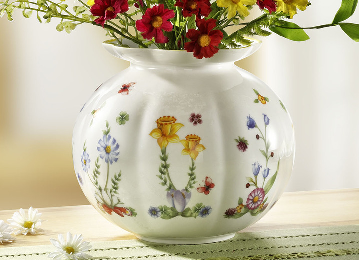 - Villeroy & Boch Vase aus Porzellan, in Farbe WEISS