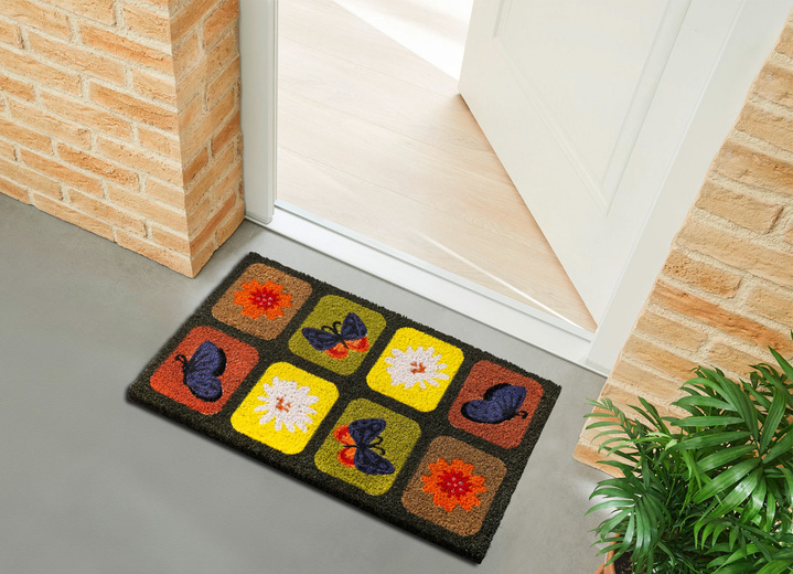 Fußmatten - Fußmatte im Patchwork-Design, in Farbe BUNT Ansicht 1