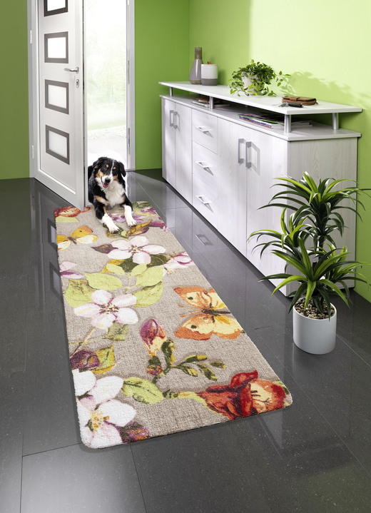 Fußmatten - Fußmatte mit rutschhemmender Latex-Rückseite, in Größe 100 (40x 60 cm) bis 107 (60x170 cm), in Farbe BUNT Ansicht 1