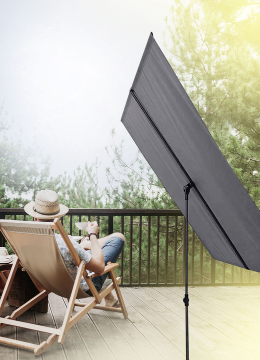 Sichtschutz & Sonnenschutz - Sonnenschirm mit UV-Schutz, in Farbe ANTHRAZIT Ansicht 1