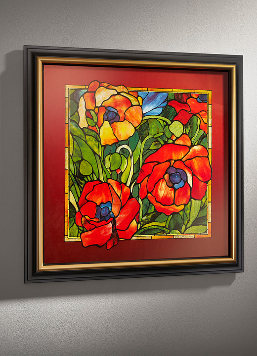 Blumen - Goebel-Porzellan-Bild des Künstlers Louis Comfort Tiffany, in Farbe BUNT