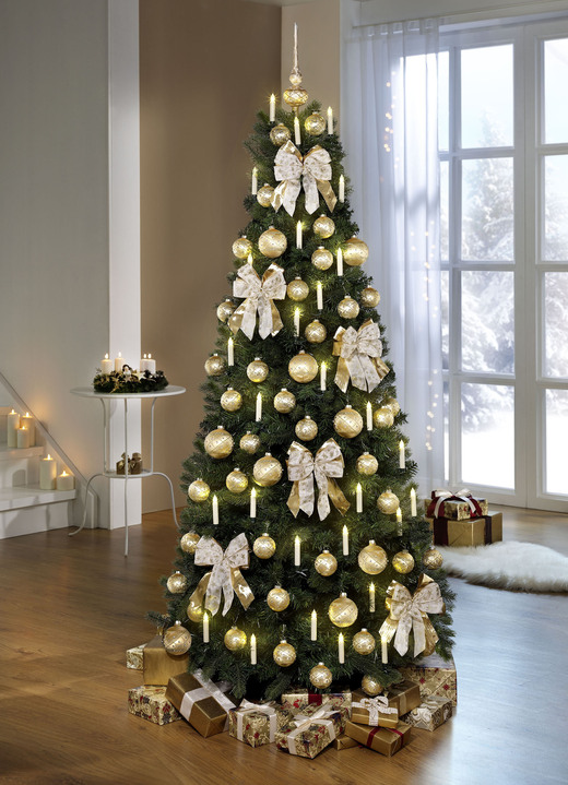 Christbaumschmuck - Weihnachtsbaumkerzen, 15-teilig, in Farbe CREME, in Ausführung Weihnachtsbaumkerzen, 15-teilig