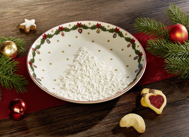 Weihnachten - Schale aus der Serie Toys Fantasy von Villeroy & Boch, in Farbe WEISS-GRÜN
