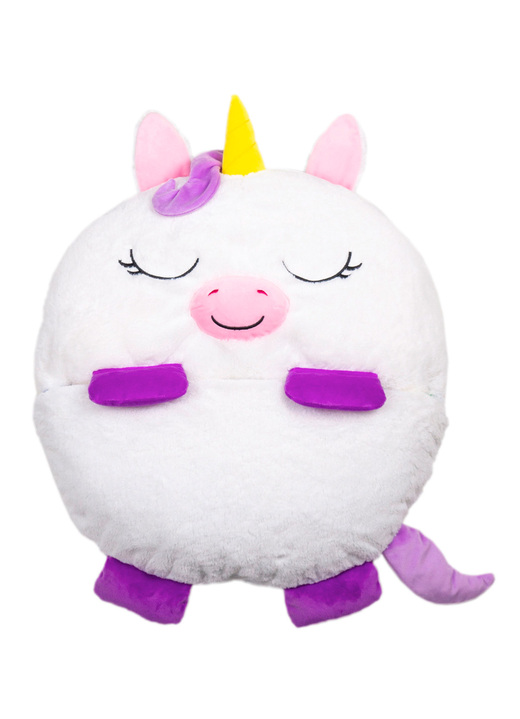 Geschenkideen - Happy Nappers Kuschelschlafsack, in Farbe BUNT, in Ausführung Einhorn, weiß, Grösse M (51x137 cm) Ansicht 1