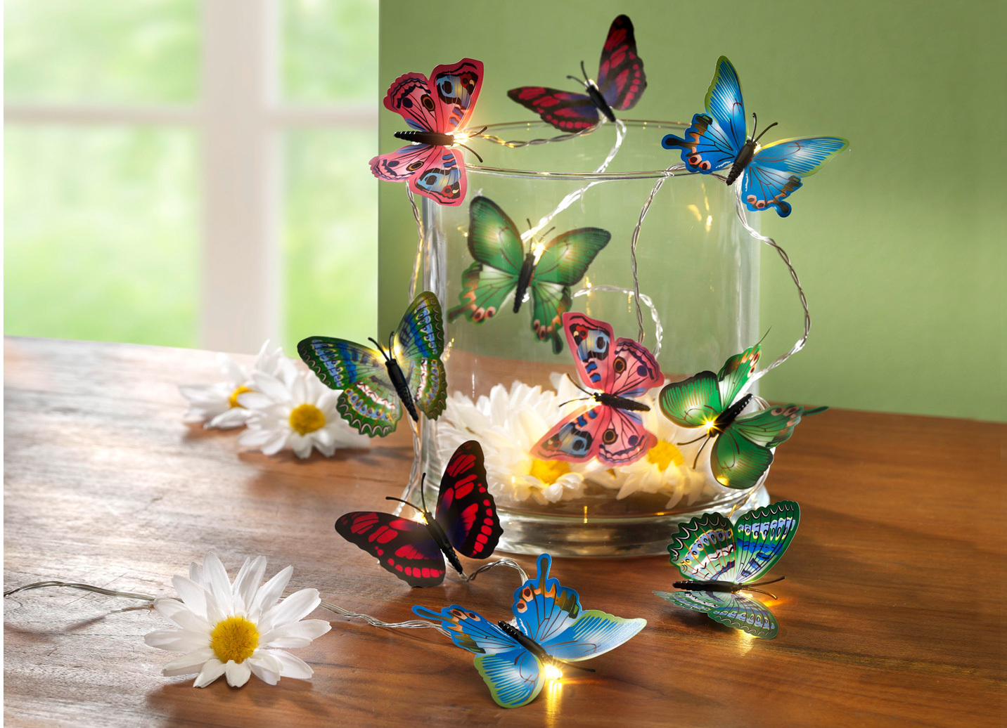 LEDLichterkette mit 10 Schmetterlinge Geschenkideen Brigitte Salzburg
