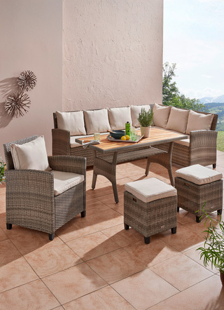 Lounge-Set Flair aus hochwertigen Materialien