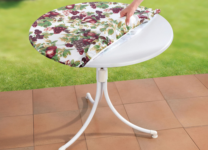 Gartentischdecken - Spann-Tischdecke aus 100% PVC, in Farbe BUNT Ansicht 1