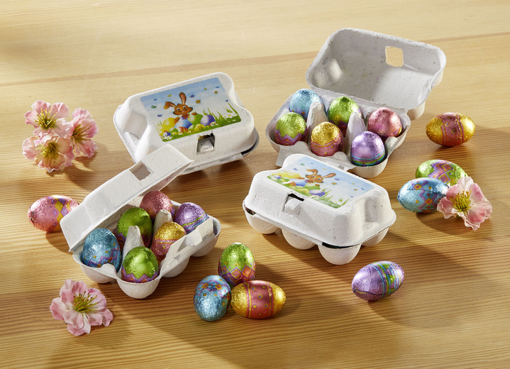 Geschenkideen - Geschenk-Set mit lustigem Hasenmotiv, 4er-Set , in Farbe BUNT