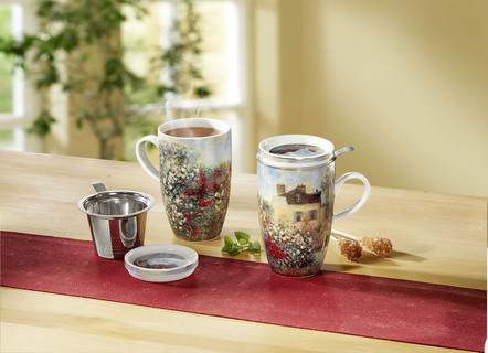Goebel Teetasse mit Sieb