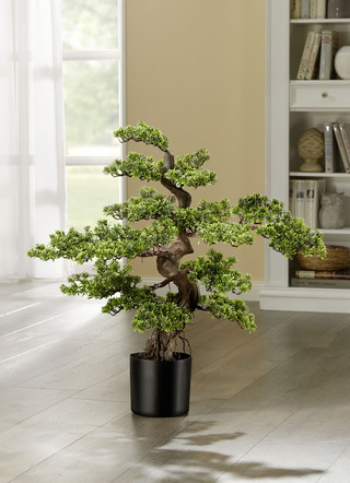 Teeblatt-Bonsai aus hochwertigem Kunstmaterial