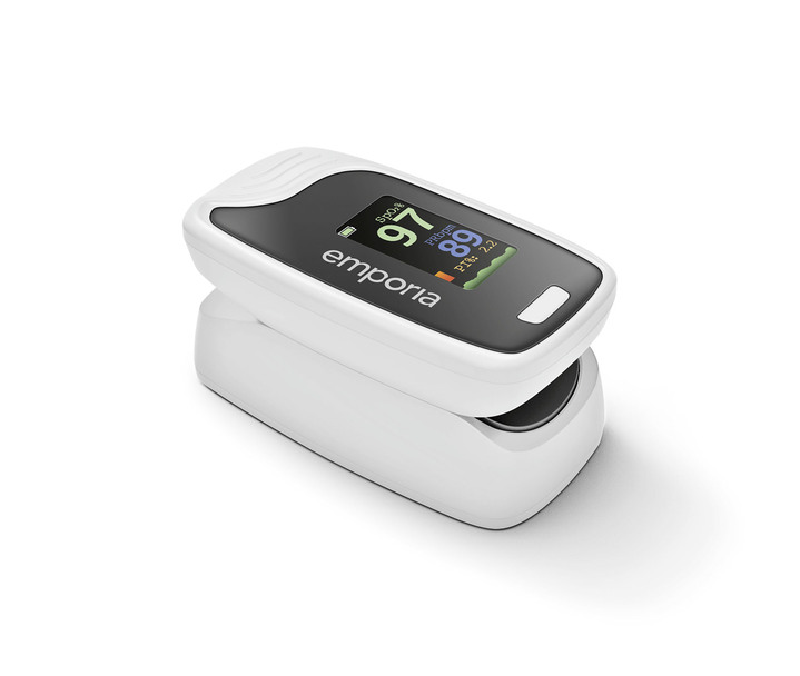 Blutdruckmessgeräte - Fingerpuls-Oximeter, in Farbe WEISS