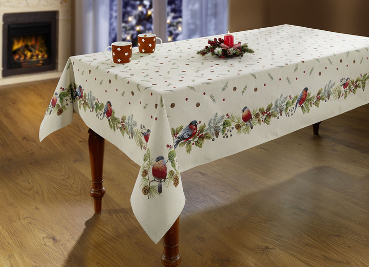 Tischdecken - Tisch- und Raumdekoration mit Naturmotiven, in Größe 100 (2x Platzset, 33x 45 cm) bis 404 (Kissenbezug, 45x 45 cm), in Farbe MULTICOLOR