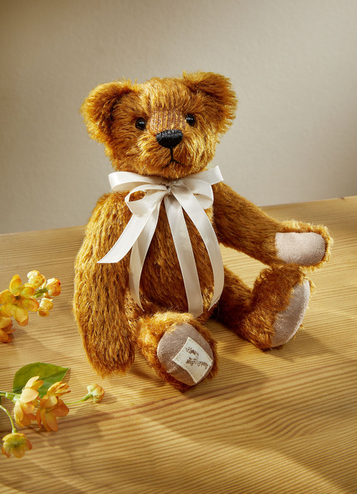 Sammler-Puppen - Nostalgie-Teddybär, in Farbe BRAUN